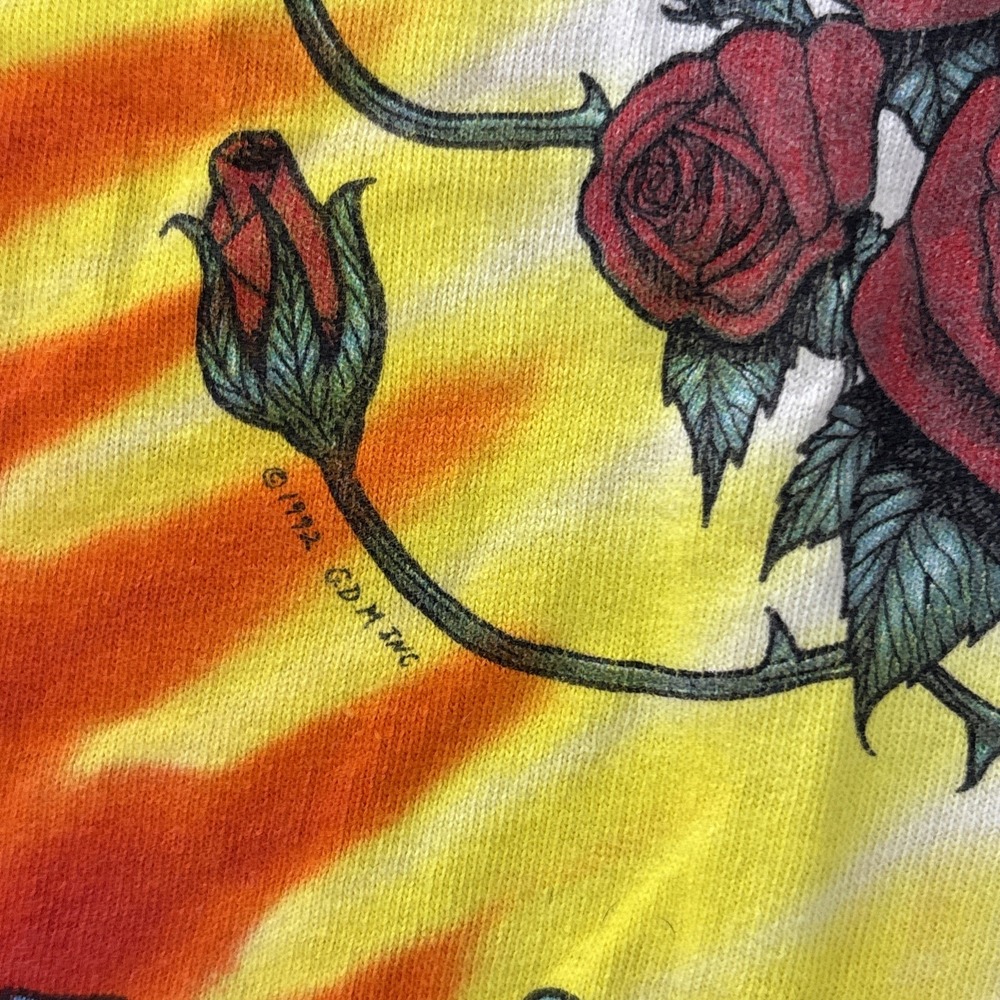 Vintage Grateful Dead Liquid Blue Space your Face Tie Dye T-Shirt Size Mens L - Picture 6 of 14